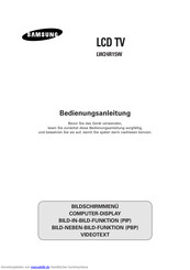 Samsung LW24R15W Bedienungsanleitung