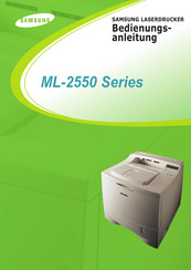 Samsung ML-2550 Series Bedienungsanleitung