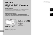 Sony Cyber-shot U DSC-U10 Bedienungsanleitung