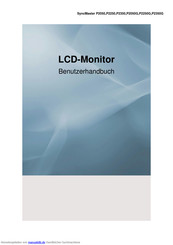 Samsung SyncMaster P2050 Benutzerhandbuch