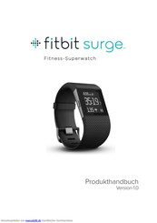 fitbit surge FB501 Produkthandbuch