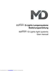 MD mXion G-Lights Bedienungsanleitung