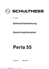 Schulthess Perla 55 Gebrauchsanweisung