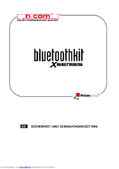 N-Com Serie X bluetoothkit Gebrauchsanleitung