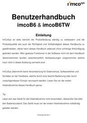 IMCO imcoB6TW Benutzerhandbuch