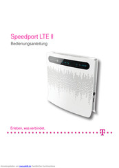T-Mobile Speedport LTE II Bedienungsanleitung