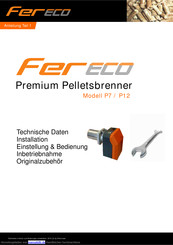 Prima heat Fer eco P7 Installation Und Betrieb