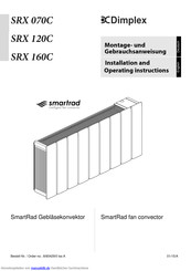 Dimplex SRX 160C Montage- Und Gebrauchsanweisung