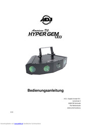 ADJ Hyper Gem LED Bedienungsanleitung
