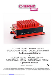 Kontronik Drives KOSMIK 200 HV Bedienungsanleitung