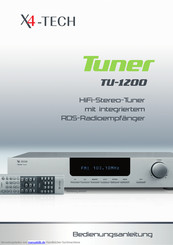 X4-TECH TU-1200 Bedienungsanleitung