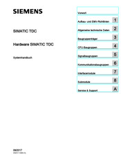 Siemens SIMATIC TDC Systemhandbuch
