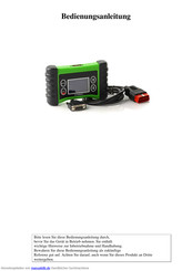 Duonix Diagnosesystem Bedienungsanleitung