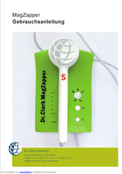 Dr. Clark MagZapper Gebrauchsanleitung