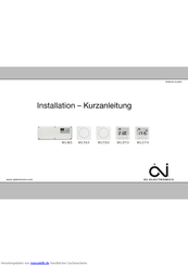 OJ Electronics WLTD3 Installations-Kurzanleitung