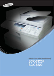 Samsung SCX-6220 Bedienungsanleitung
