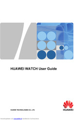 Huawei Color Band A1 Bedienungsanleitung