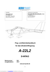 AEROPRAKT A-22L2 Flug- Und Betriebshandbuch