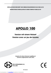 Dru APOLLO 100 Installationsvorschrift Und Gebrauchsanweisung