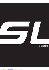 Bosch SL Montageanleitung