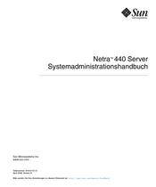 Sun Microsystems Netra 440 Systemadministrationshandbuch