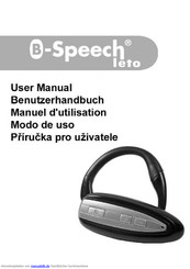 D-Parts B-Speech Leto Benutzerhandbuch