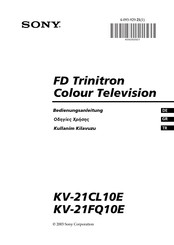 Sony FD Trinitron KV-21FQ10E Bedienungsanleitung