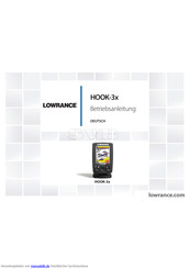 Lowrance HOOK-3x DSI Betriebsanleitung