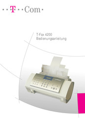 T-COM T-Fax 4200 Bedienungsanleitung