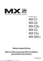 MX 30C+ Bedienungsanleitung