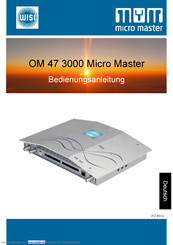 Wisi OM 47 3000 Micro Master Bedienungsanleitung