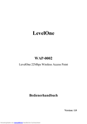LevelOne WAP-0002 Bedienerhandbuch