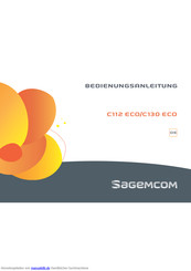SAGEMCOM C130 Eco Bedienungsanleitung