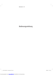 Bang & Olufsen BeoCenter 6 Bedienungsanleitung