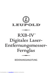 Leupold RXB-IV Bedienungsanleitung