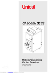 Unical Unical GASOGEN G3 2S Bedienungsanleitung