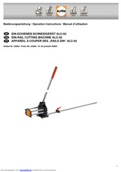 ALFRA ALC-02 Bedienungsanleitung
