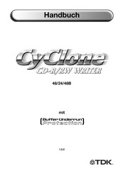 TDK CyClone AI-CDRW482448B Handbuch