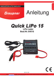 Graupner Quick LiPo 15 Anleitung