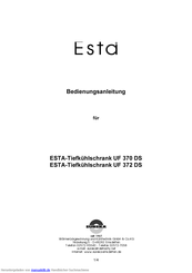 Eureka Esta uf 370 ds Bedienungsanleitung