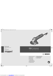 Bosch GWS 7-100 Professional Originalbetriebsanleitung