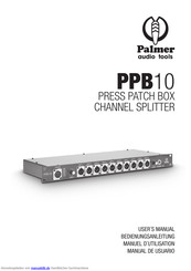Palmer PPB10 Bedienungsanleitung