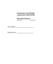 Xerox CopyCentre C65 Benutzerhandbuch