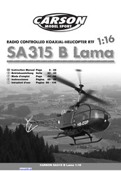 Carson SA315 B Lama Betriebsanleitung