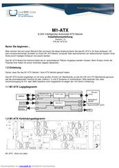Cartft M1-ATX Installationsanleitung