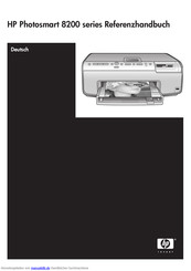 HP Photosmart 8200 series Referenzhandbuch