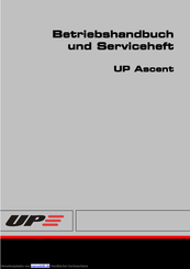 UP Ascent Betriebshandbuch Und Serviceheft