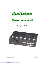 HamGadgets MasterKeyer MK-1 Benutzerhandbuch