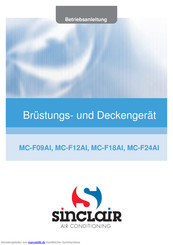 Sinclair MC-F24AI Betriebsanleitung