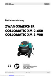 Collomix Collomatic XM 2-650 Betriebsanleitung